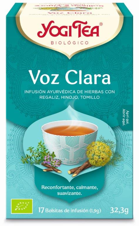 Yogi Tea Voz Clara 17 x 1,8 g