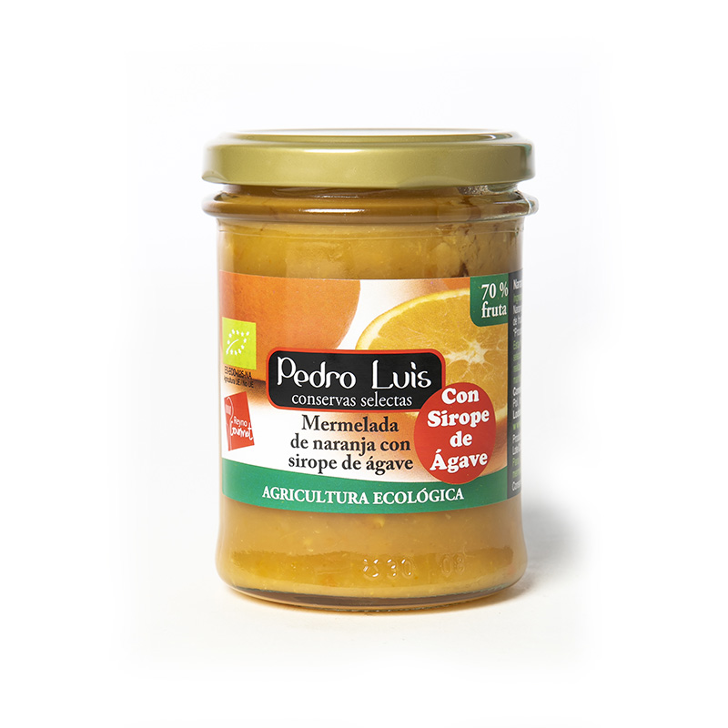 Mermelada naranja dulce con Sirope de Ágave 212ml